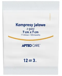 APTEO 04 Kompresy gaz.jał. 7x7cm 3szt.