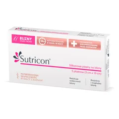 SUTRICON Plastry na blizny 3 cm x 10 cm - 5 szt. 
