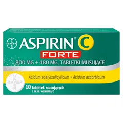 ASPIRIN C FORTE Tabletki musujące - 10 tabl.
