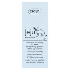 ZIAJA JEJU MŁODA SKÓRA Biały mus do twarzy na...