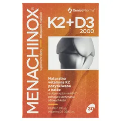 MENACHINOX K2 + D3 2000 j.m. - 30 kaps.