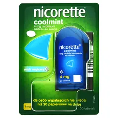 NICORETTE Coolmint 4 mg - 20 tabl.
