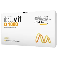 IBUVIT D 1000 twist-off - 30 kaps.