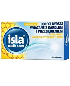 Isla Medic Acute Pastylki do ssania o smaku...