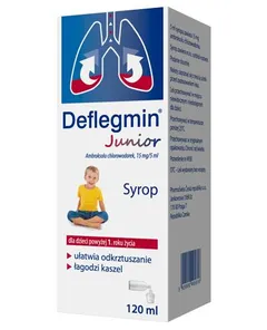 DEFLEGMIN Syrop 0,015g/5ml - 120 ml 