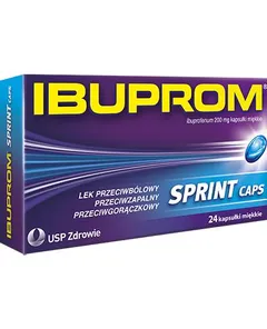 IBUPROM SPRINT CAPS - 24 kaps.  