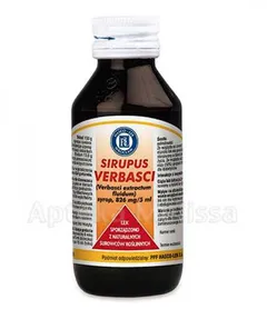 SIRUPUS VERBASCI Syrop z dziewanny - 125 g
