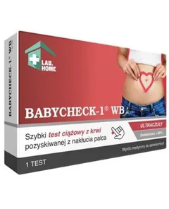  Lab.Home Babycheck-1 WB  Szybki test ciążowy z...