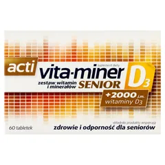 ACTI VITA - MINER SENIOR D3 - 60 tabl.