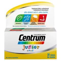 CENTRUM JUNIOR OD A DO Z - 30 tabl. do ssania  