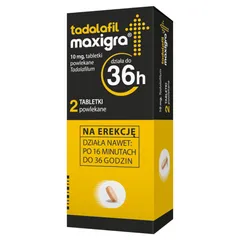 Tadalafil Maxigra, 2 tabl.