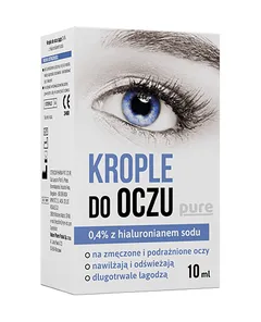 Krople do oczu pure 0,4% z hialuronianem sodu - 10...