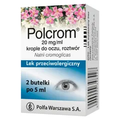 POLCROM 20 mg w 1ml Krople do oczu - 10 ml
