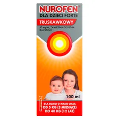 NUROFEN FORTE Dla dzieci truskawkowy 40 mg/ml -...