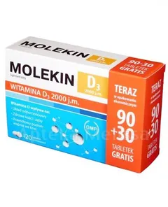 MOLEKIN D3 2000 - 120 tabl.