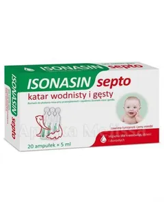 ISONASIN SEPTO Roztwór do płukania nosa - 20 amp.