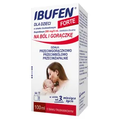 IBUFEN FORTE Syrop dla dzieci o smaku truskawkowym...
