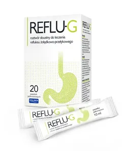 REFLU-G Roztwór doustny - 20 sasz.