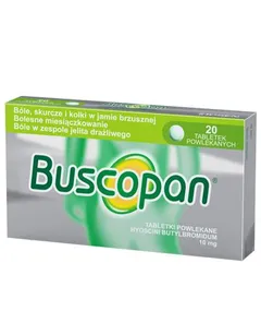 BUSCOPAN 10 mg - 20 tabl.