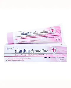 ALANTAN DERMOLINE Krem półtłusty z wit A E - 50 g