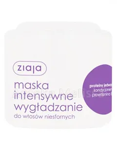 ZIAJA Maska intensywne wygładzenie do włosów...