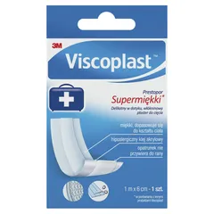 Plast.PRESTOPOR 1m x 6cm włóknin. - - 1 szt.