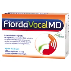 Fiorda Vocal o smaku pomarańczowym - 30 tabl. 