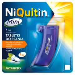 NIQUITIN MINI 4 mg - 20 tabl.