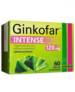 Ginkofar Intense 120mg*60tabl.powl.