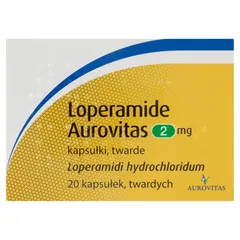 Loperamide Aurovitas kaps.twarde 2 mg 20 kaps.