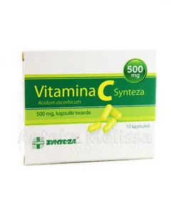 SYNTEZA Vitamina C 500mg - 10 kaps.