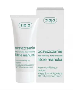 ZIAJA OCZYSZCZANIE Liście manuka krem nawilżający...