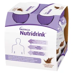 NUTRIDRINK O smaku czekoladowym - 4 x 125 ml