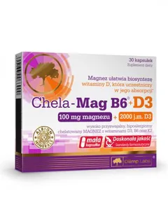 OLIMP CHELA MAG B6 + D3 - 30 kaps.