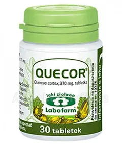 Quecor tabl. 0,37 g 30 tabl. (pojem.)