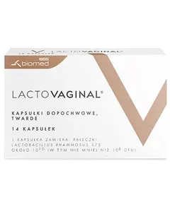 LACTOVAGINAL Kapsułki dopochwowe - 14 kaps. dop.