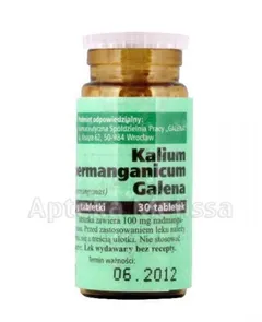 KALIUM HYPERMANGANICUM - 30 tabl.