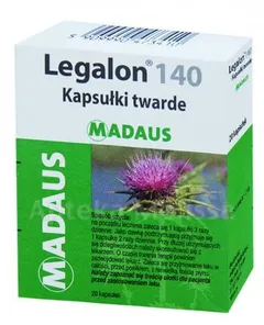 Legalon 140 kaps.twarde 0,14 g 20 kaps.