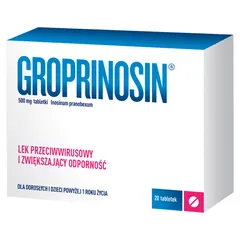 GROPRINOSIN 500 mg - 20 tabl.