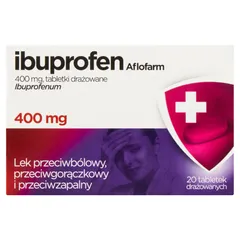 Ibuprofen Aflofarm tabl.draż. 400 mg 20 tabl.