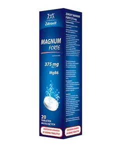 ZDROVIT MAGNUM FORTE 375 mg - 20 tabl. mus.