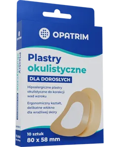 Plastry okulistyczne dla dorosłych 80 x 59 mm - -...