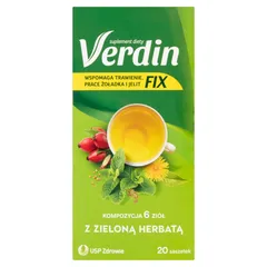 VERDIN FIX Z ZIELONĄ HERBATĄ - 20 sasz.