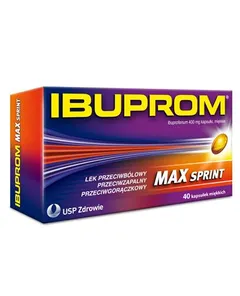 Ibuprom Max Sprint - 40 kaps.