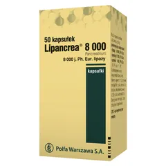 LIPANCREA 8000 - 50 kaps.