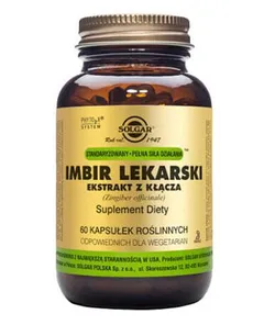 SOLGAR*105 Imbir lekarski 60 kaps.