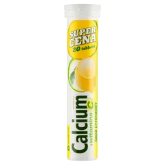 POLSKI LEK CALCIUM 300 cytrynowe - 20 tabl. mus.