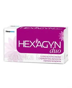HEXAGYN DUO Globulki dopochwowe - 10 szt.