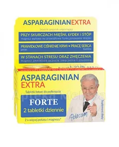 ASPARAGINIAN EXTRA Magnezu-potasu - 50 tabl.