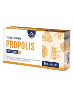 PROPOLIS + WITAMINA C - 60 kaps.